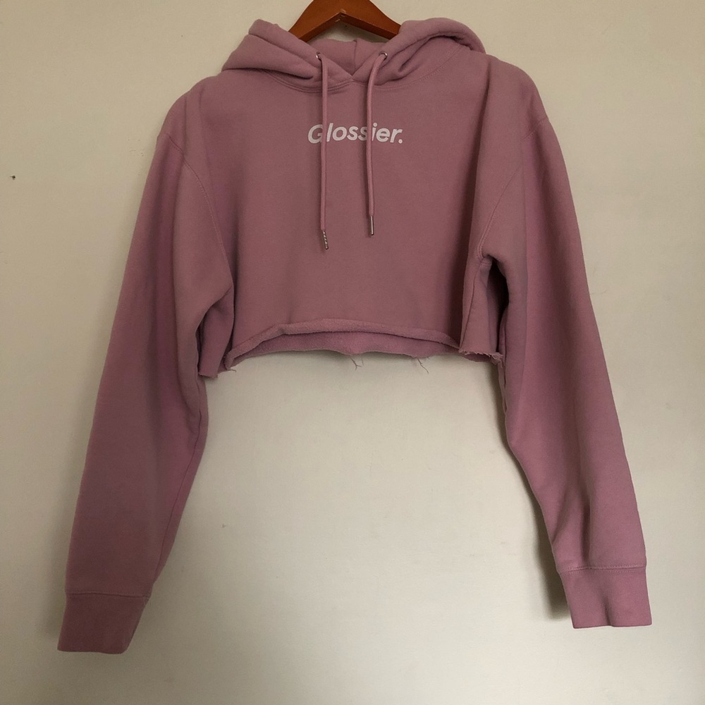 Glossier cropped sweatshirt